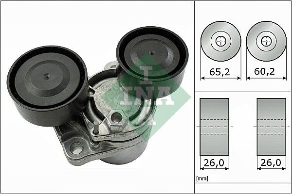 INA 534050510 Fan belt tensioner BMW F10 530d xDrive 3.0 258 hp Diesel 2011 price