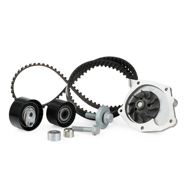 INA 530063830 Water pump + timing belt kit with water pump, Width 1: 27 mm