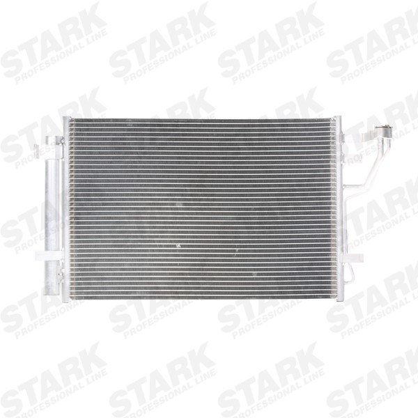 STARK SKCD-0110074 Air conditioning condenser with dryer, 610 x 390 x 16 mm, Aluminium