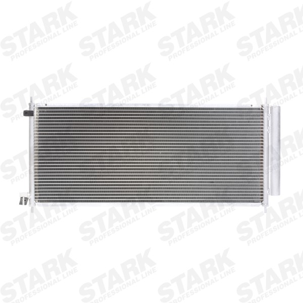 STARK SKCD-0110118 Air conditioning condenser with dryer, 15,5mm, 10,2mm, Aluminium, R 134a, 322mm