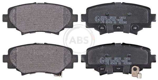 A.B.S. 35032 Brake pad set with acoustic wear warning