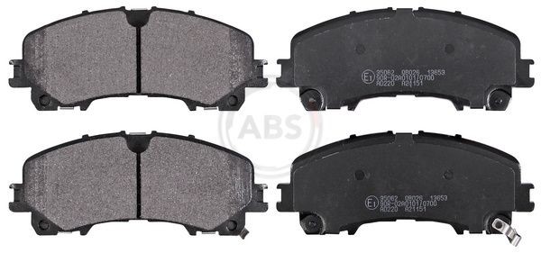 A.B.S. with acoustic wear warning Height 1: 61,6mm, Width 1: 151,9mm, Thickness 1: 16mm Brake pads 35062 buy