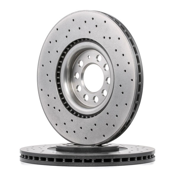 BREMBO 09.7880.1X Brake rotor 312x25mm, 5, perforated/vented, Coated, High-carbon