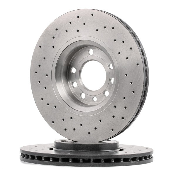 BREMBO 09.9369.1X Brake rotor 308x25mm, 5, perforated/vented, Coated, High-carbon