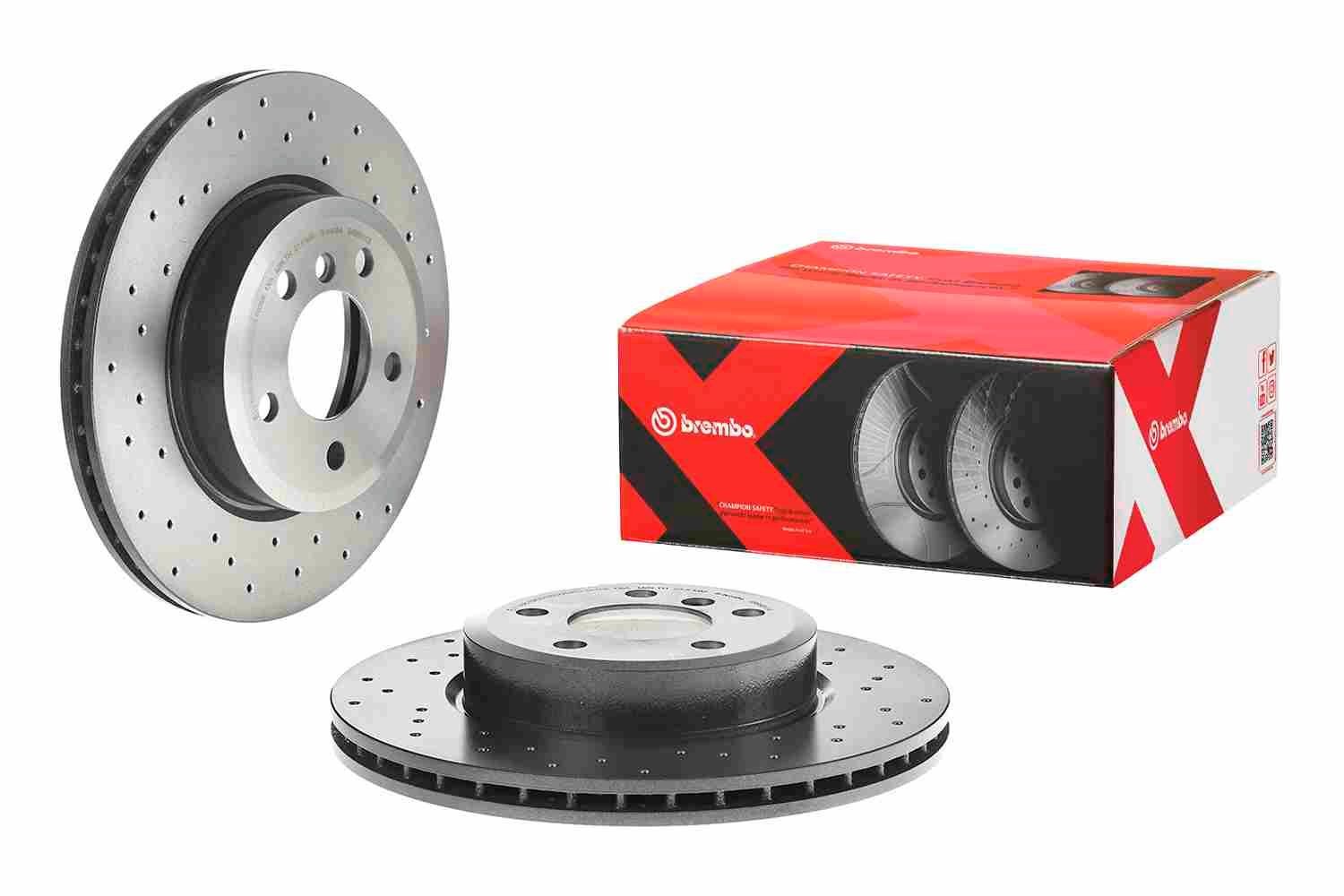 09.9581.1X Brake discs 09.9581.1X BREMBO 325x25mm, 5, perforated/vented, Coated, High-carbon