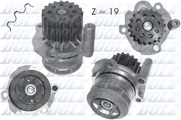 DOLZ Water pump for engine A251