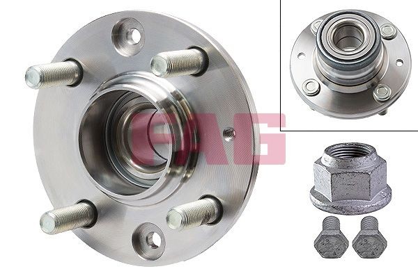FAG 713 6198 80 Wheel bearing kit Photo corresponds to scope of supply, 125,4 mm