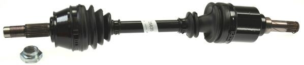 LÖBRO 593mm, with nut Length: 593mm, External Toothing wheel side: 25 Driveshaft 305829 buy