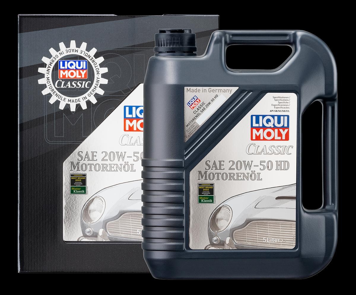 LIQUI MOLY Classic Motoroil, HD 20W-50, 5l Motor oil 1129 buy