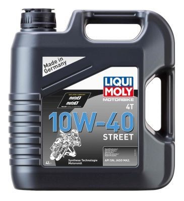 Automobile oil API SN PLUS LIQUI MOLY - 1243 Motorbike 4T, Street