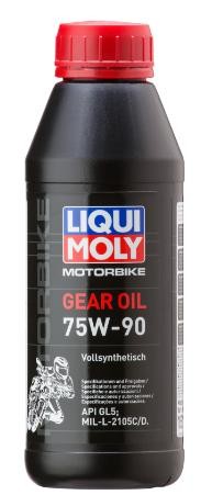 LIQUI MOLY Motorbike GL5 1516 BMW Ciclomotor Aceite de transmisión 75W-90, Aceite completamente sintético, Capacidad: 0,5L