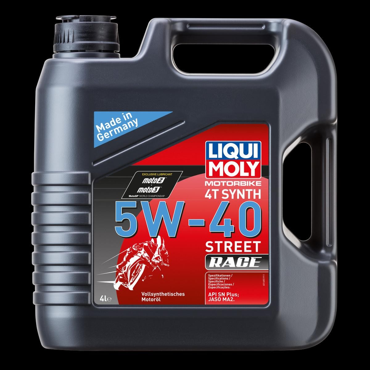 Motor oil API SN PLUS LIQUI MOLY - 1685 Motorbike 4T, Synth Street Race