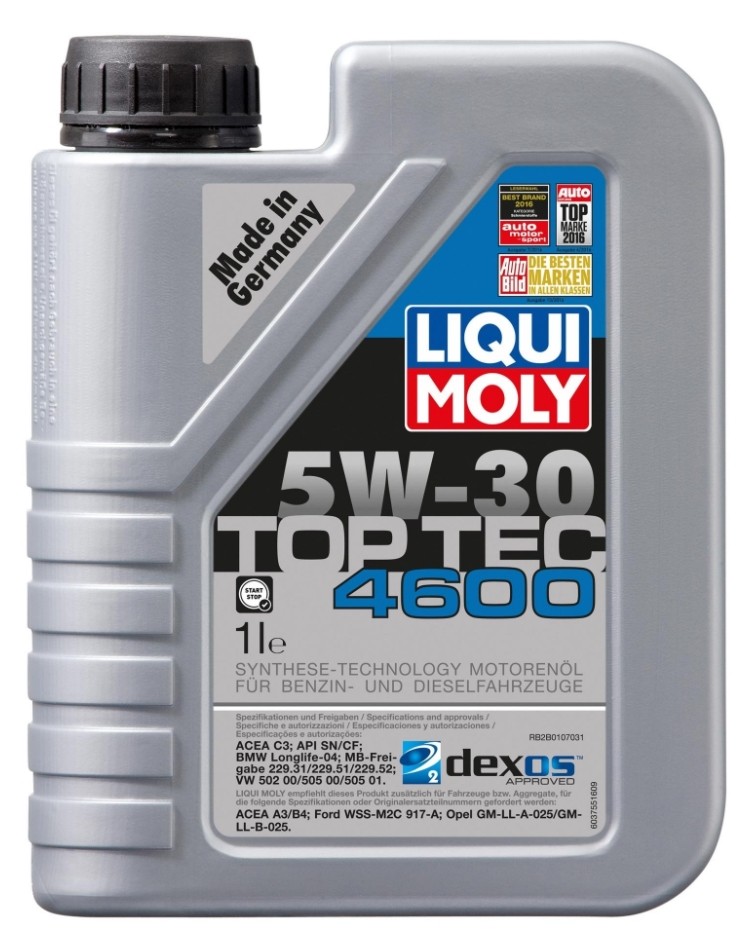 LIQUI MOLY Top Tec, 4600 2315 Engine oil 5W-30, 1l, Synthetic Oil