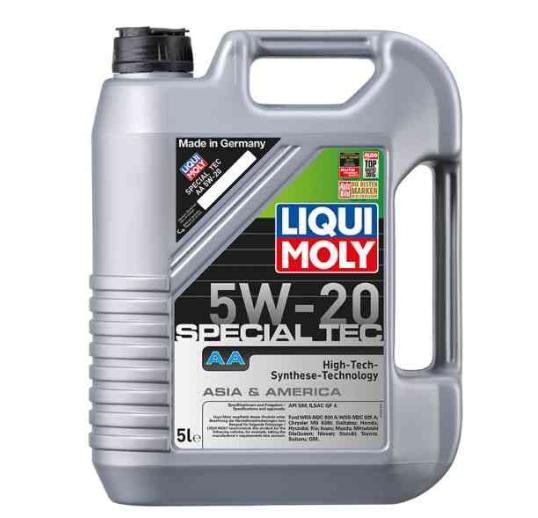 LIQUI MOLY Special Tec, AA 7532 Engine oil 5W-20, 5l, Synthetic Oil
