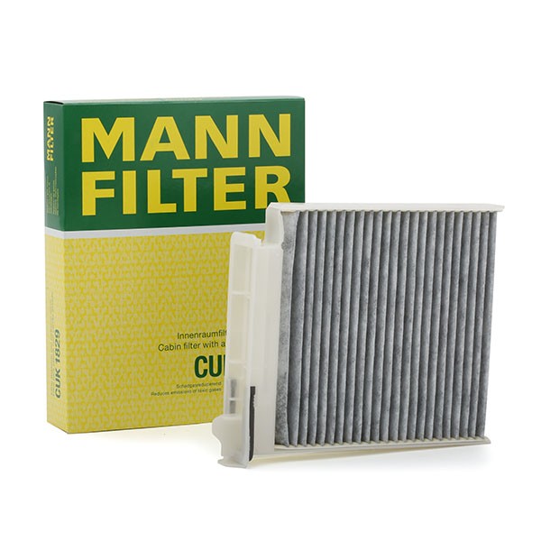 MANN-FILTER Activated Carbon Filter, 185 mm x 180 mm x 28 mm Width: 180mm, Height: 28mm, Length: 185mm Cabin filter CUK 1829 buy