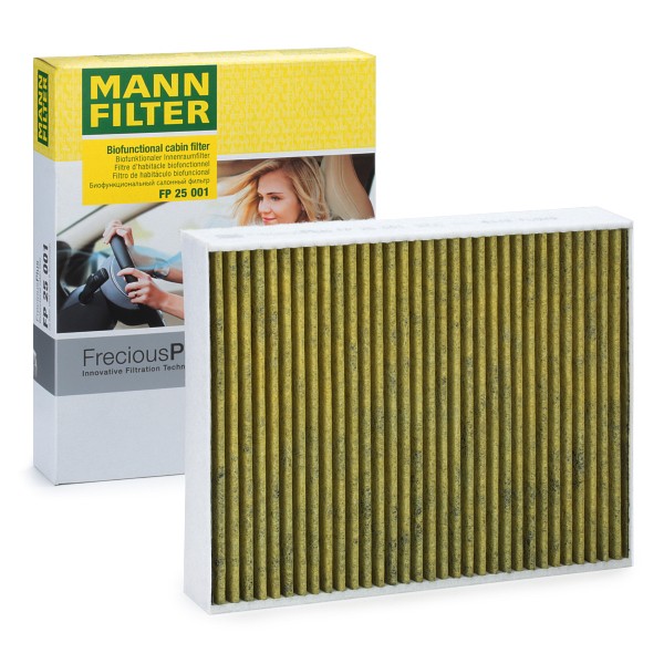 Pollen filter MANN-FILTER FP 25 001 - BMW 3 Saloon (G28) Ventilation system spare parts order