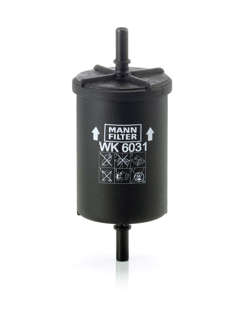 WK6031 Fuel filter WK 6031 MANN-FILTER In-Line Filter, 8mm, 8mm