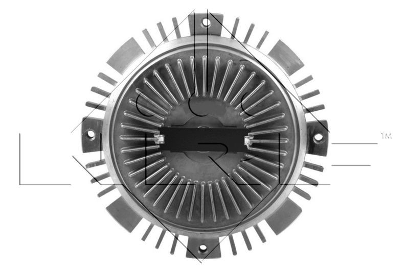 NRF Clutch, radiator fan 49549 buy