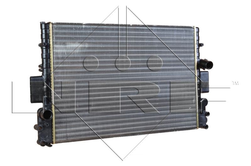 NRF Economy Class 53614A Engine radiator Aluminium, 650 x 452 x 34 mm, Mechanically jointed cooling fins