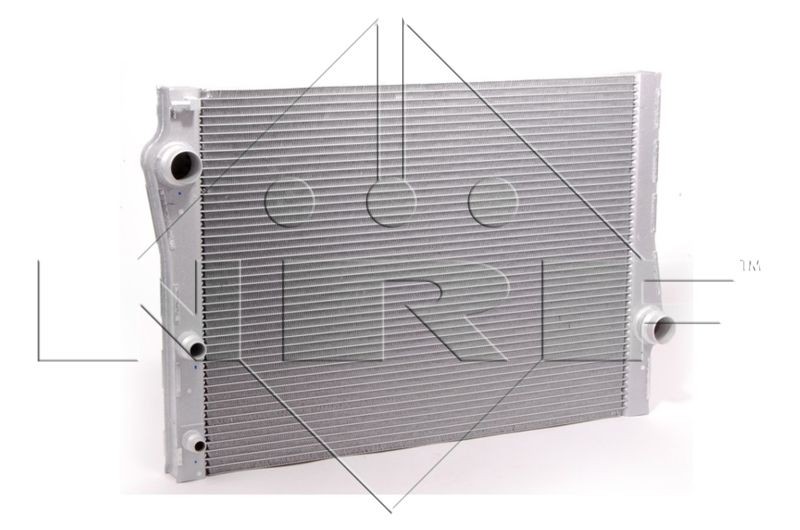 NRF 58467 Engine radiator Aluminium, 590 x 440 x 38 mm, Brazed cooling fins