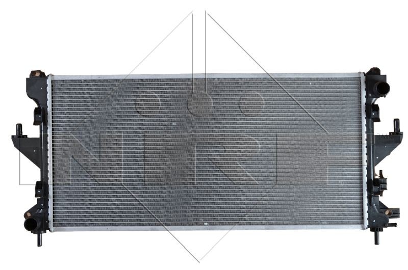 NRF 58532 Engine radiator Aluminium, 388 x 375 x 16 mm, Brazed cooling fins