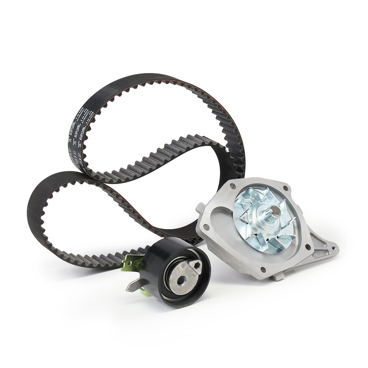 Qashqai J10 Belt and chain drive parts - Water pump and timing belt kit SNR KDP455.580