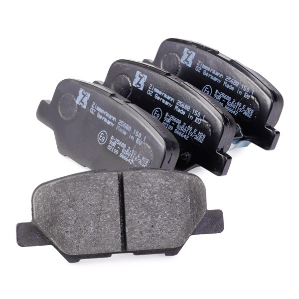 256881501 Disc brake pads ZIMMERMANN 25689 review and test