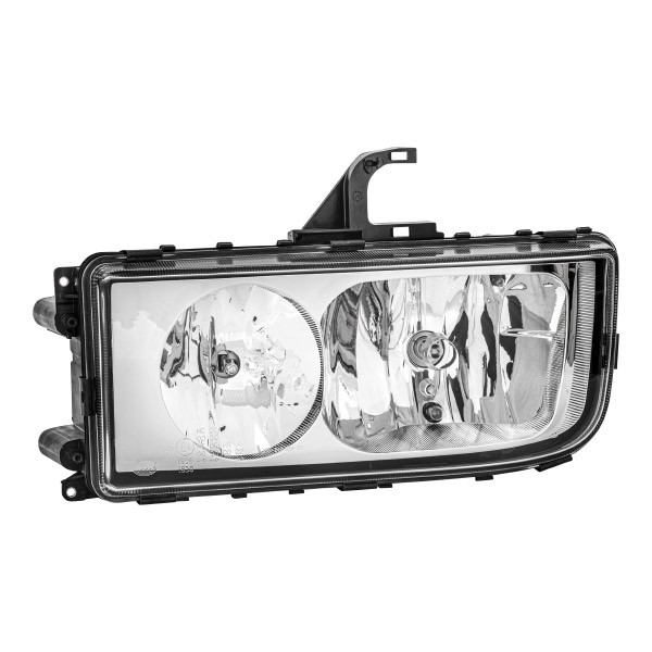 HELLA 1DB 247 011-031 Headlight Left, H7/H1, W5W, H7, H1, Halogen, 24V, with high beam, with position light, with low beam, for right-hand traffic, without direction indicator, without bulbs