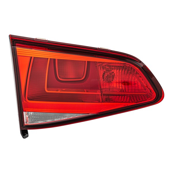 E1 3872 HELLA Left, Inner Section, W16W, WY21W, 12V, red, with bulbs, with bulb holder Lens Colour: red Tail light 2TZ 011 978-111 buy