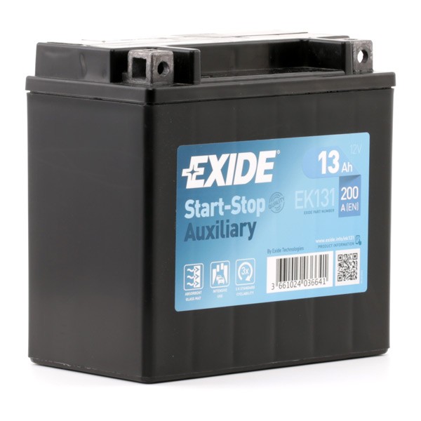 Exide EK131 AGM Auxiliary Car Battery 
