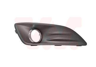 VAN WEZEL 1808594 Bumper grill with hole(s) for fog lights, Fitting Position: Right Front