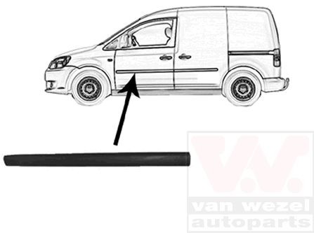 Original VAN WEZEL Moldings 5867403 for VW CADDY