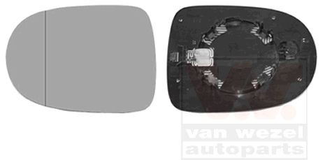 VAN WEZEL Left Mirror Glass 4372831 buy