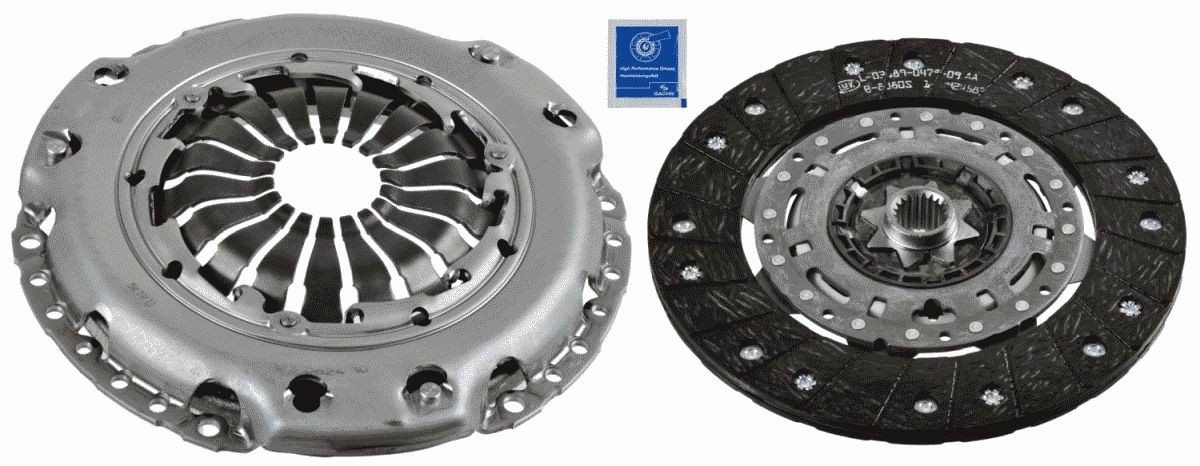 Opel MERIVA Clutch and flywheel kit 7896491 SACHS 3000 950 943 online buy