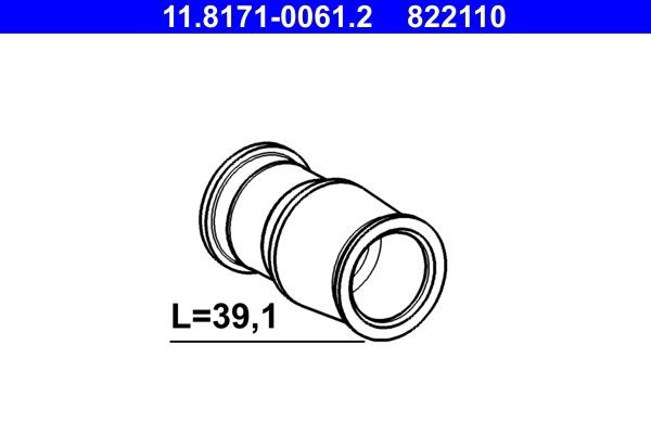 ATE 11.8171-0061.2 Caliper bracket RENAULT 12 1970 in original quality