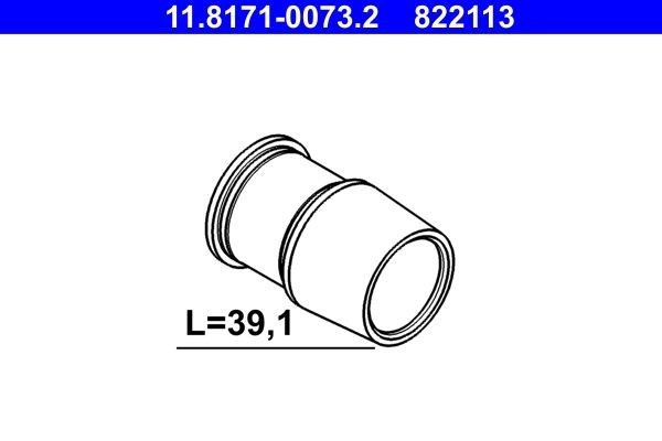 ATE 11.8171-0073.2 Caliper bracket FORD MONDEO 2002 in original quality
