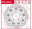 Roller Bremsanlage Teile: Bremsscheibe TRW MSW255RAC