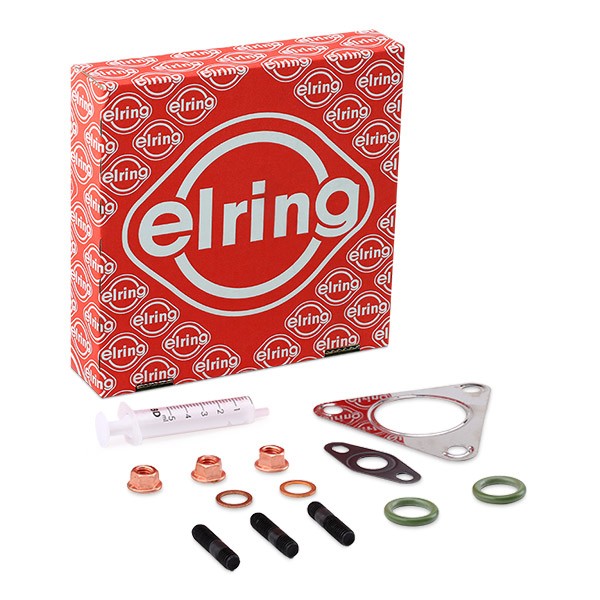 ELRING 376.340 Mounting Kit, charger with gaskets/seals, with bolts/screws