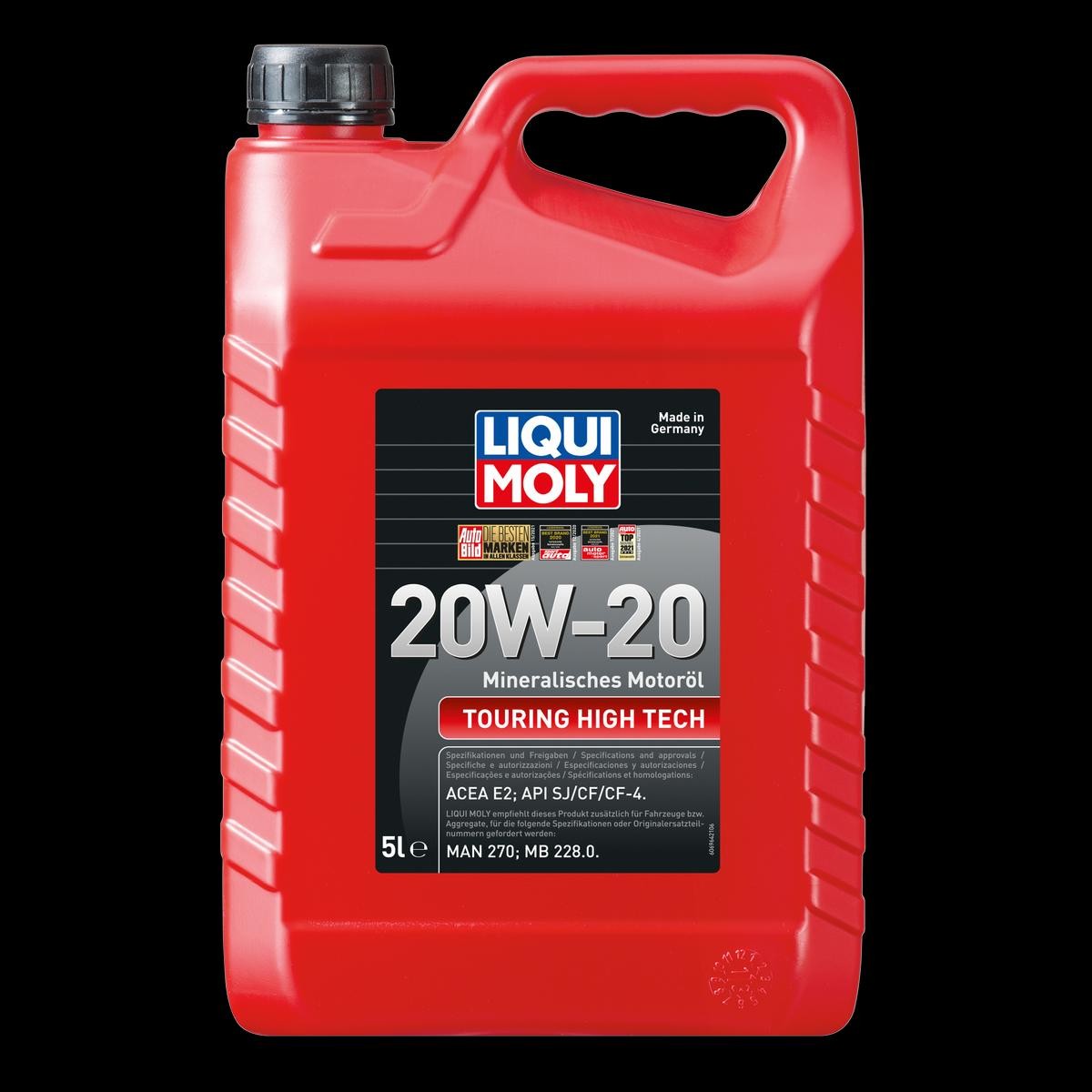 Engine oil 6965 LIQUI MOLY Touring High Tech 20W-20, 20l, Mineral Oil