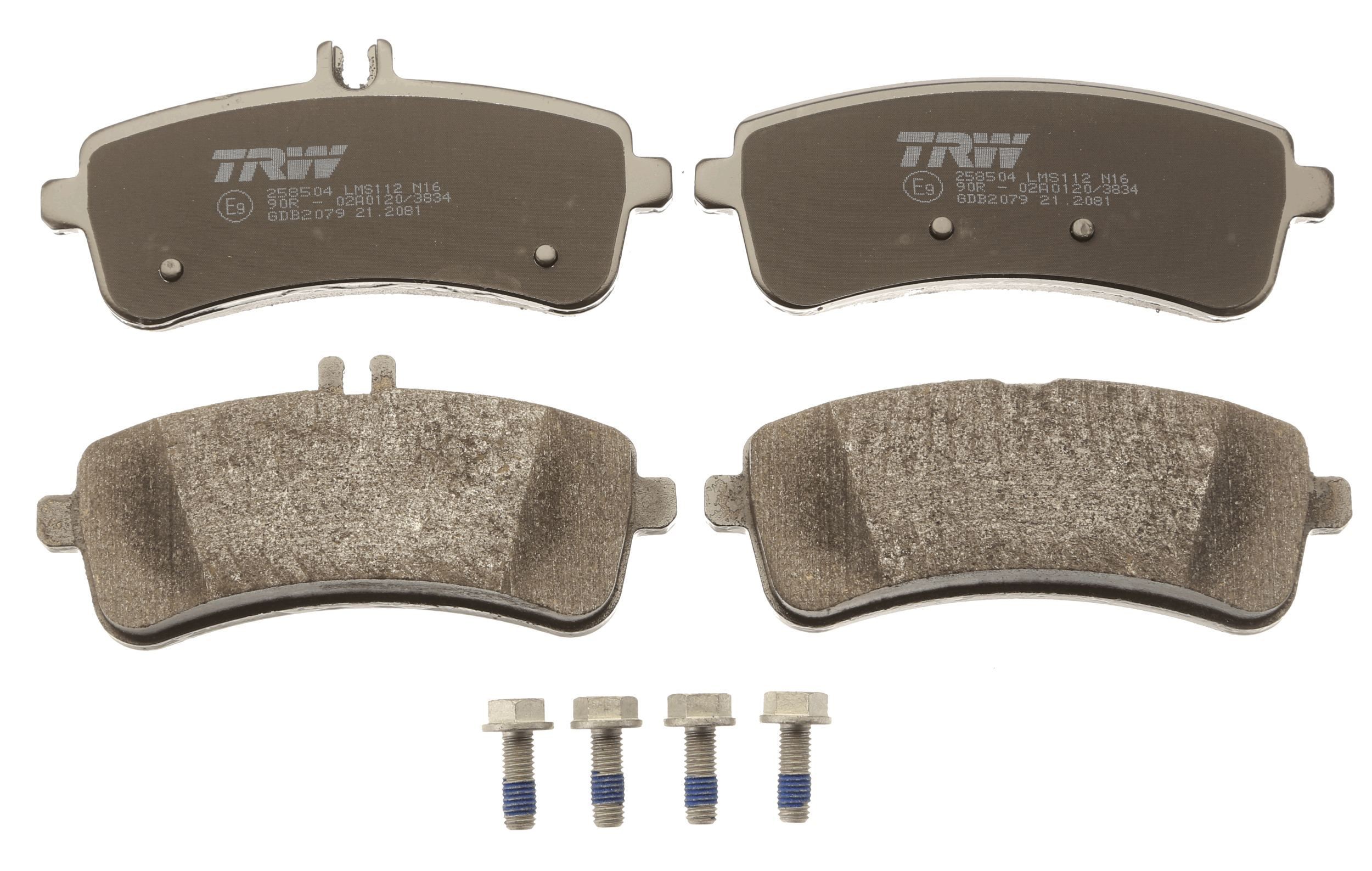 TRW Brake pad kit GDB2079 suitable for MERCEDES-BENZ S-Class, C-Class, AMG GT