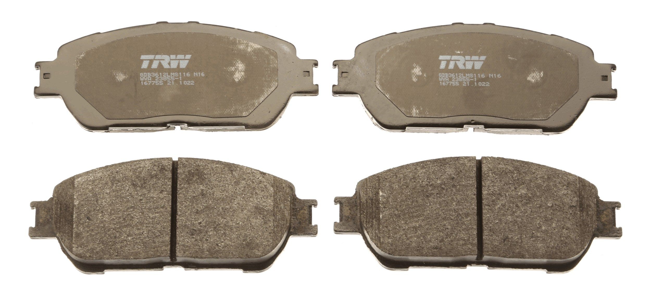 TRW Brake pad kit GDB3612
