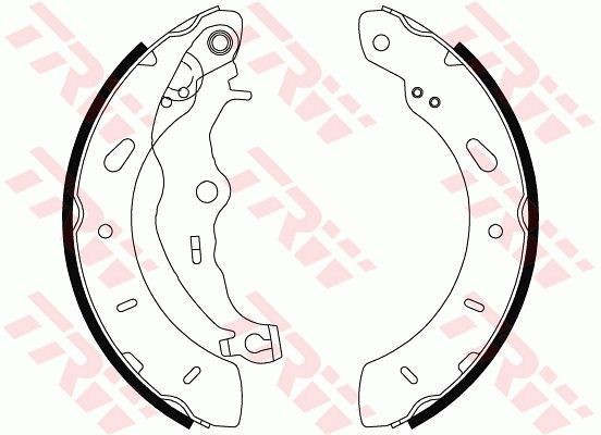 TRW GS8806 Brake shoes Ford Focus mk3 Saloon 1.6 EcoBoost 150 hp Petrol 2015 price