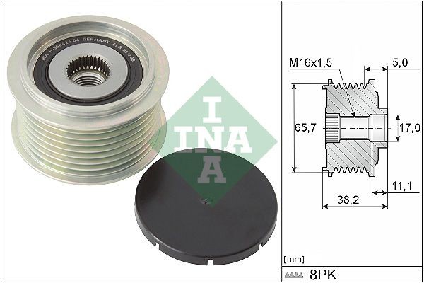 INA 535 0274 10 Generatorfreilauf für MAN TGS LKW in Original Qualität