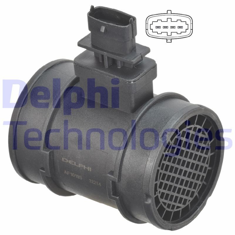 Great value for money - DELPHI Mass air flow sensor AF10193-12B1