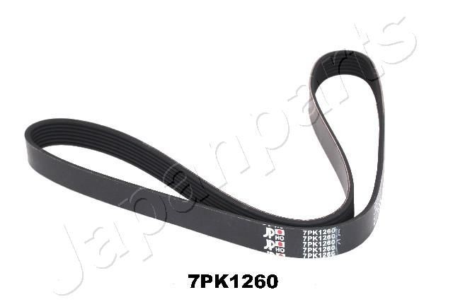 JAPANPARTS DV-7PK1260 Serpentine belt 1260mm, 7