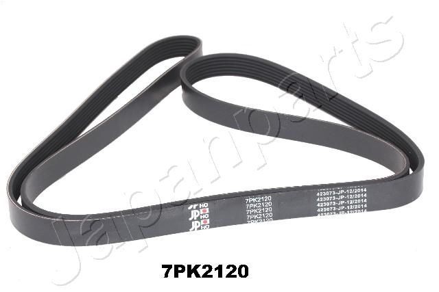 DV-7PK2120 JAPANPARTS Alternator belt ALFA ROMEO 2120mm, 7