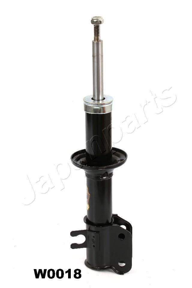 JAPANPARTS MM-W0018 Shock absorber Front Axle Left, Oil Pressure, Suspension Strut, Top pin
