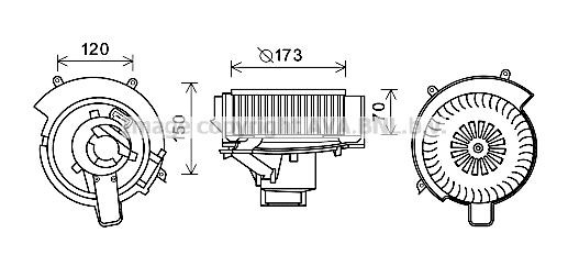 Great value for money - PRASCO Heater blower motor OL8637