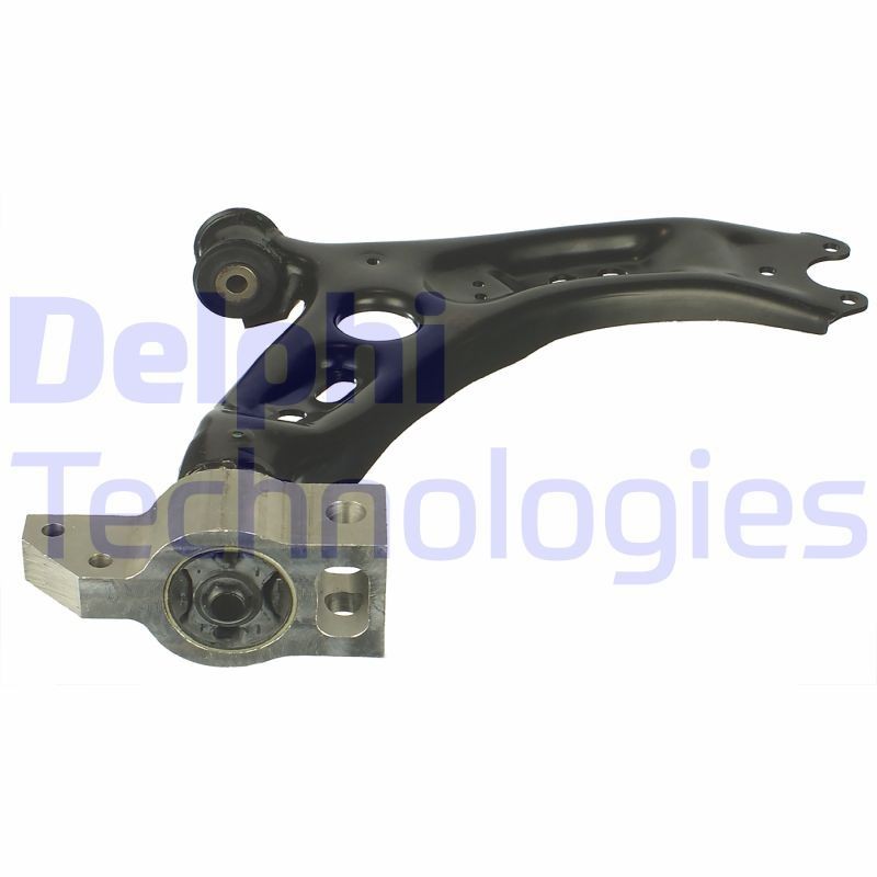DELPHI TC2826 Suspension arm without ball joint, Right, Lower, Trailing Arm, Sheet Steel
