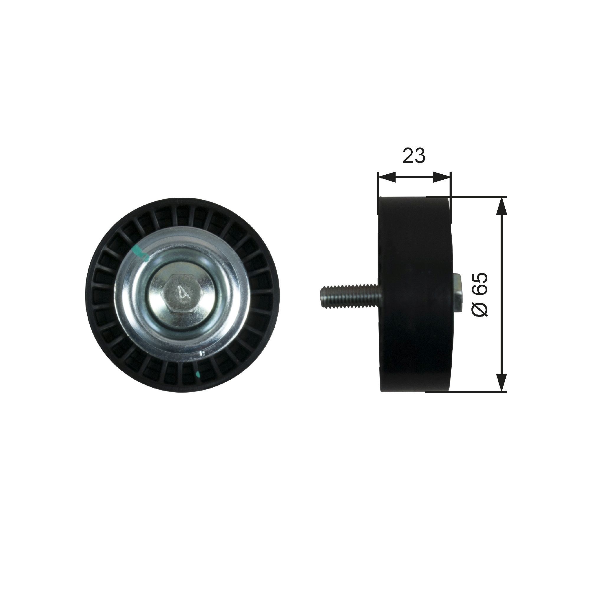 GATES T36622 Deflection / Guide Pulley, v-ribbed belt PowerGrip™